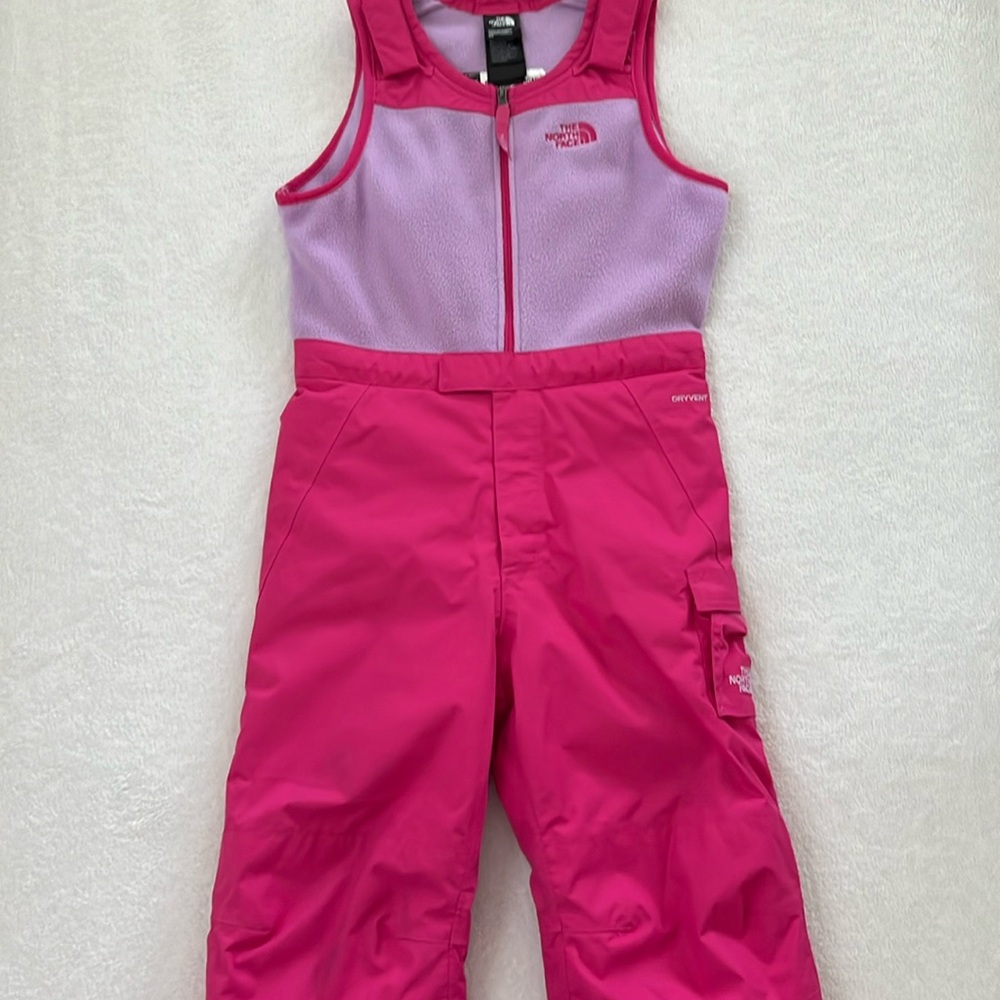 North Face kids ski bibs